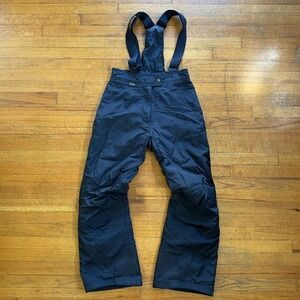 Obermeyer Black Ski Snow Bib Pants with Adjustable Shoulder Straps